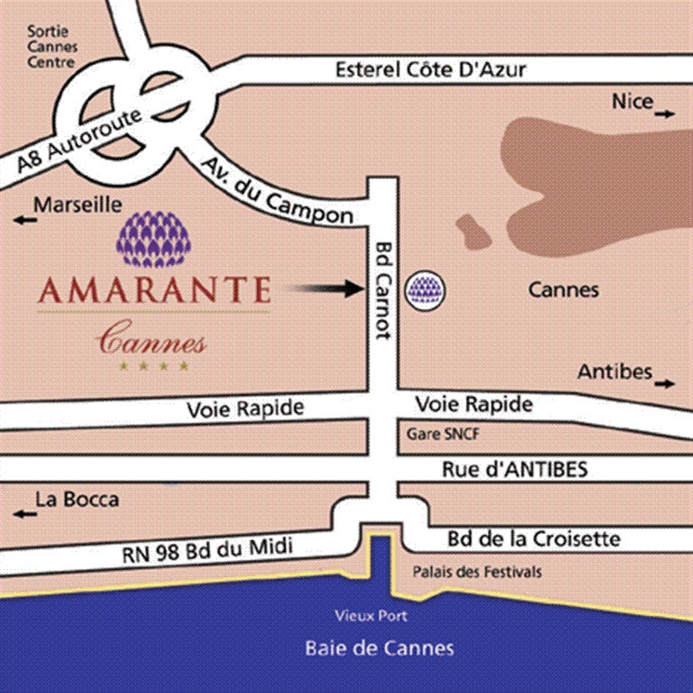 Hotel Amarante Канны Экстерьер фото